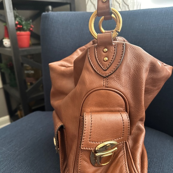 Marc Jacobs camel brown shoulder purse - Picture 6 of 15